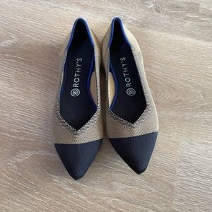 RETIRED Rothy's Pointed Toe Flats DUNE CAP TOE